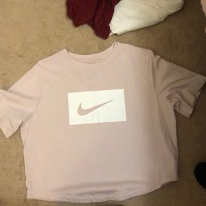 Nike cropped t shirt